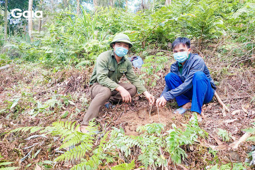 Anh Huyên - Một người dân địa phương đã dành hơn 10 năm cuộc đời để tham gia các hoạt động trồng rừng