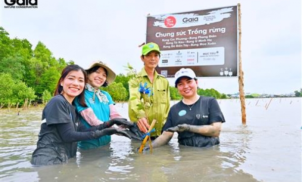 HIRDARAMANI VIETNAM – FGL TRỒNG 5900 CÂY RỪNG CÙNG GAIA